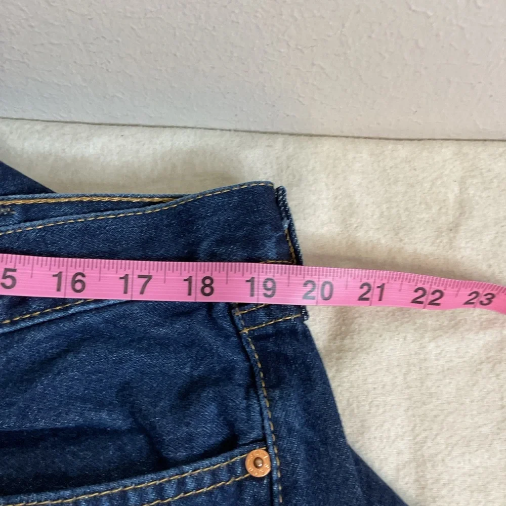 Levi's 505 Regular Fit Dark Wash Blue Jeans 100% Cotton‎ Size 40x30